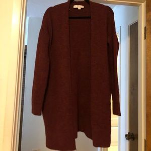 Maroon Cardigan